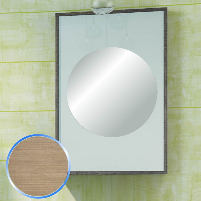 Specchiera 60x90 bordo rovere chiaro Tolosa 1 main product photo