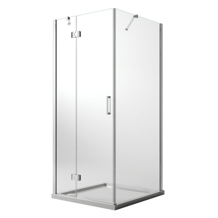 Box Doccia 120x60 CM H190 Trasparente con Easyclean mod. Flip Anta + Fisso main product photo
