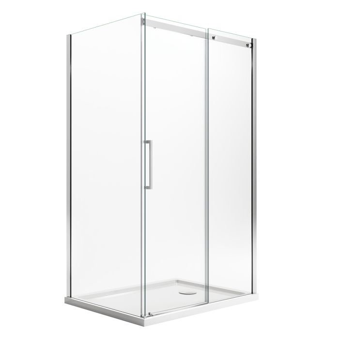 Box Doccia 75x110CM H200 Vetro Trasparente 8mm Versione Destra con EasyClean mod. Prime Duo 1 Anta main product photo
