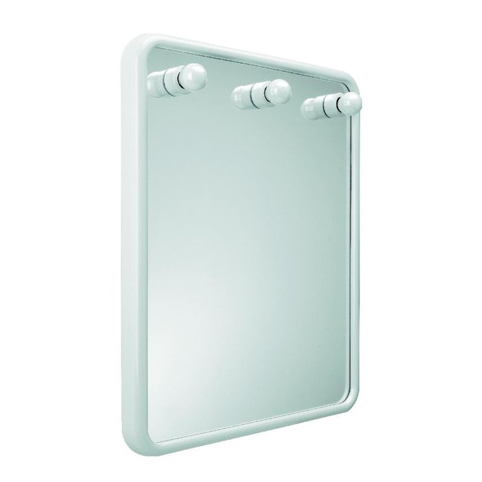 Specchio 56x68 Cm con 3 luci mod. Linea main product photo