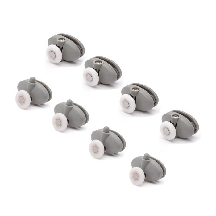 Set 8 replacement Obi 1 shower door runner wheels main product photo