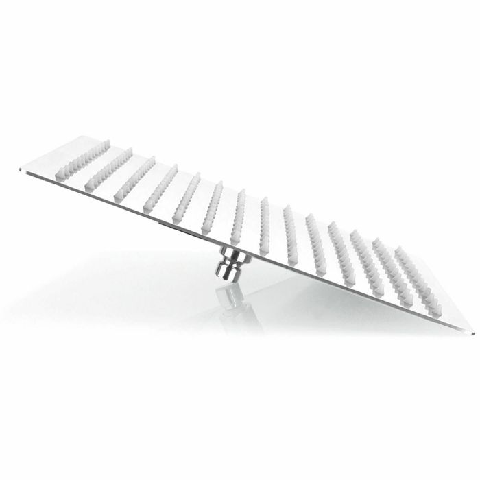 Soffione Doccia Quadrato in acciaio inox 20X20 Cm effetto pioggia con ugelli anticalcare ultrasottile main product photo