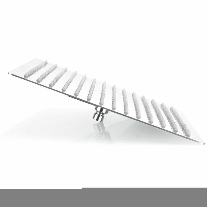 Soffione Doccia Quadrato in acciaio inox 35X35 Cm effetto pioggia con ugelli anticalcare ultrasottile main product photo