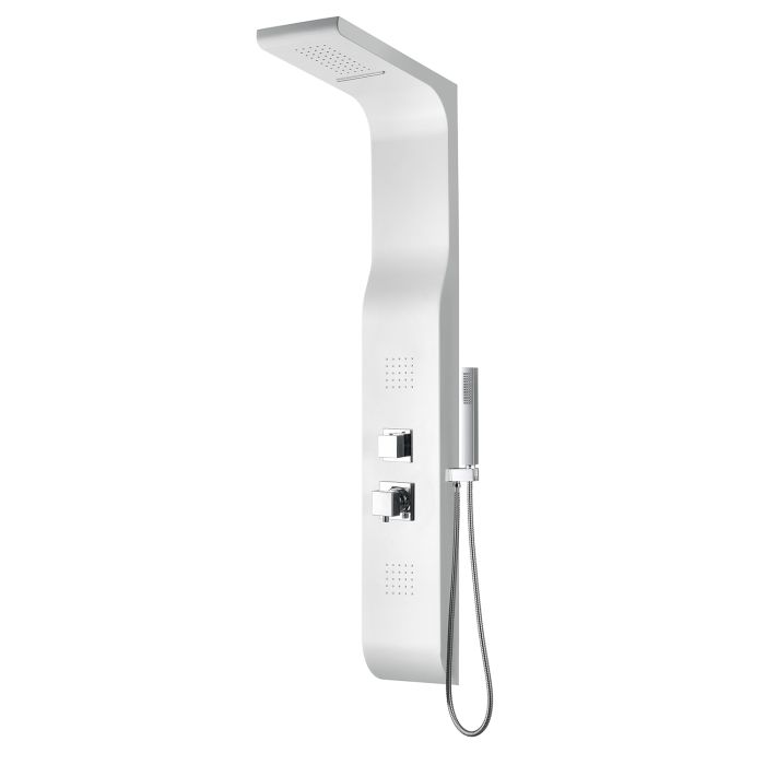 Colonna idromassaggio in ABS bianco 140x15 cm mod. Marmore main product photo