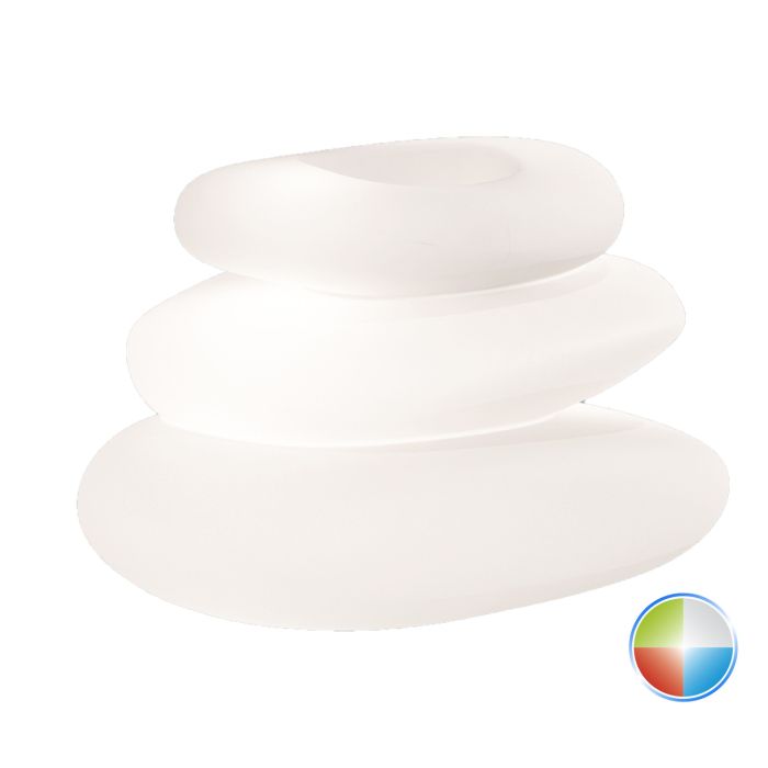 Resin vase lamp 75x62 cm various colors mod. Eden Pot Bright main product photo