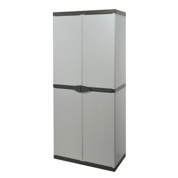 Multispace high cupboard with two pvc doors 68x39,5x168
