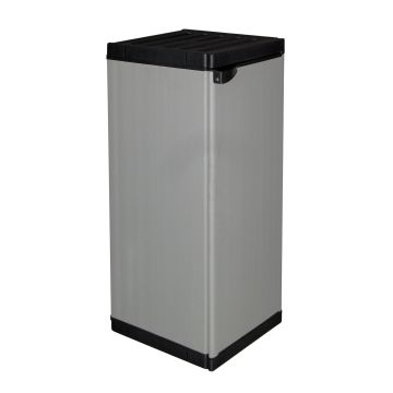 Low outdoor indoor cupboard furniture with one pvc door 68x39,5x85 cm