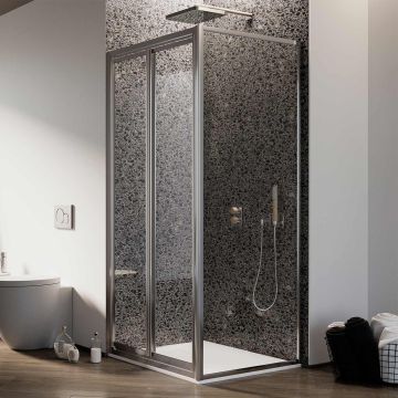 Porta Doccia Trasparente Apertura a Sinistra con Easy-Clean mod. Prime