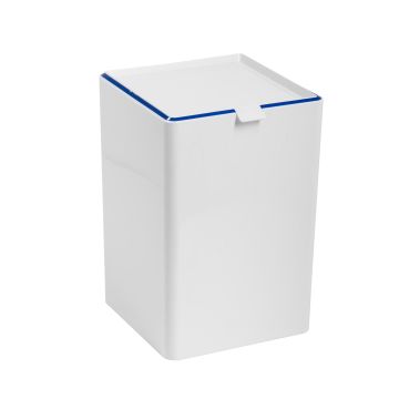 Gettacarta 8,5L Bianco E blu in resina termoplastica mod. Keope