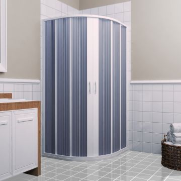Shower door in PVC mod. Aura with side opening