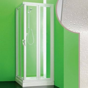 Acrylic shower enclosure mod. Giove with folding opening