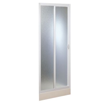 Acrylic shower door mod. Mercurio with side opening