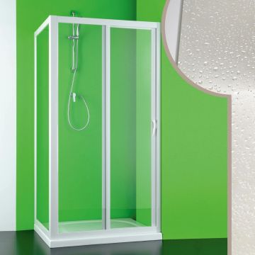 Acrylic shower enclosure mod. Mercurio with side opening