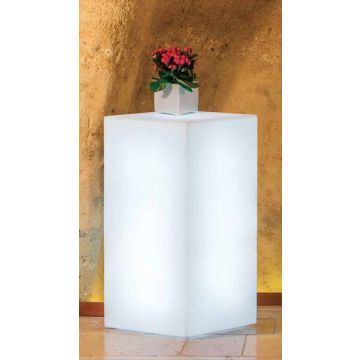 Resin garden Lamp 40x40 cm h 80 cm various colors mod. Youcube